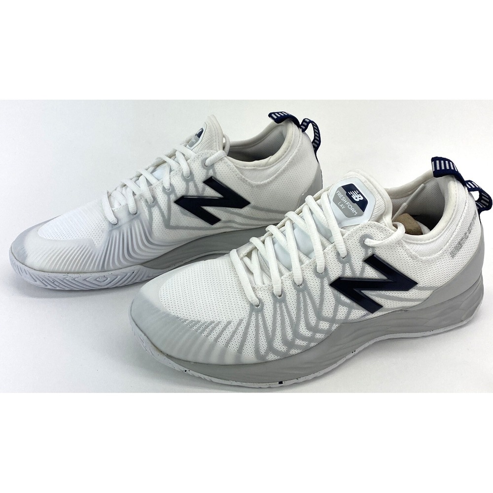 New Balance Fresh Foam Mens Size 7 D Mchlavwh White Navy Tennis Running Walking